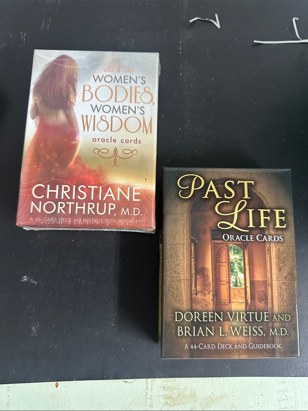 Women's Bodies, Women's Wisdom (NEW) & Past Life Oracle Cards - Red/Gold